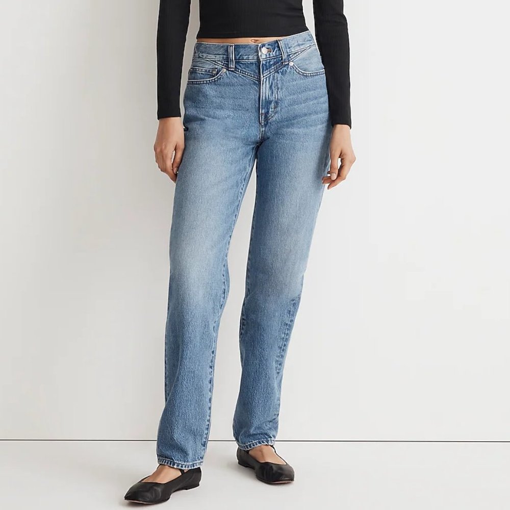 Slouchy Boyjean In Enley Wash: Yoke Edition